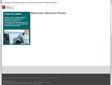 Tablet Screenshot of biotechnopharma.com